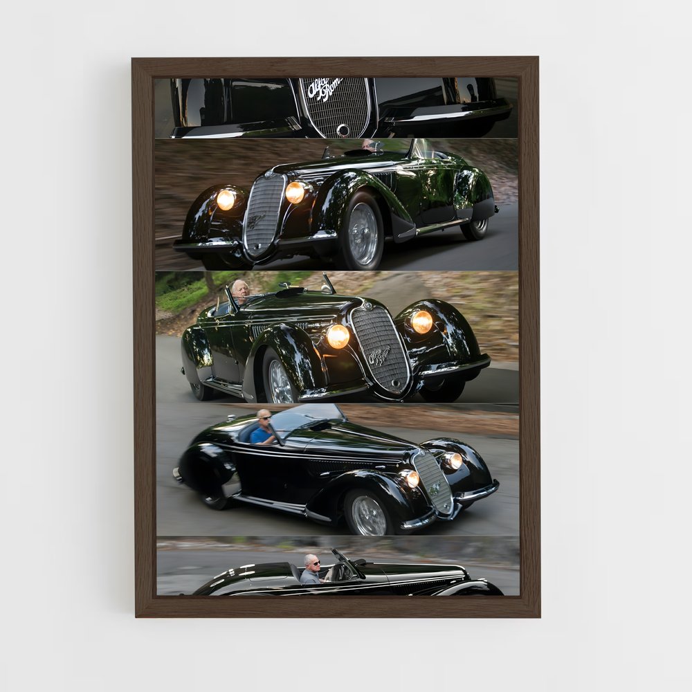 Poster Midnight Racer – affiche Alfa Romeo (vue 5)